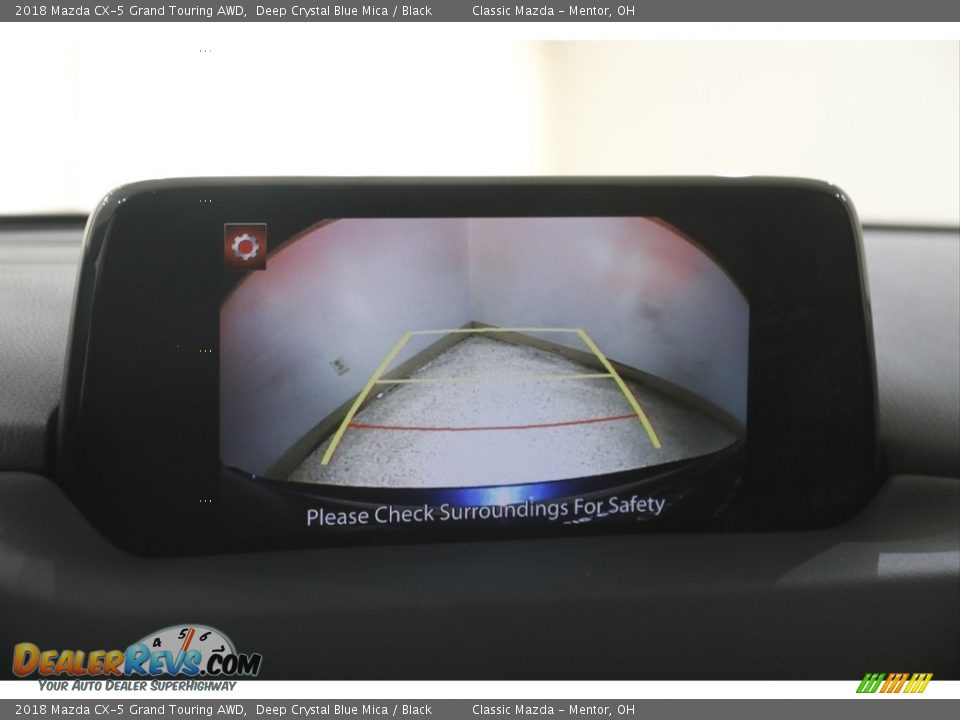 2018 Mazda CX-5 Grand Touring AWD Deep Crystal Blue Mica / Black Photo #13