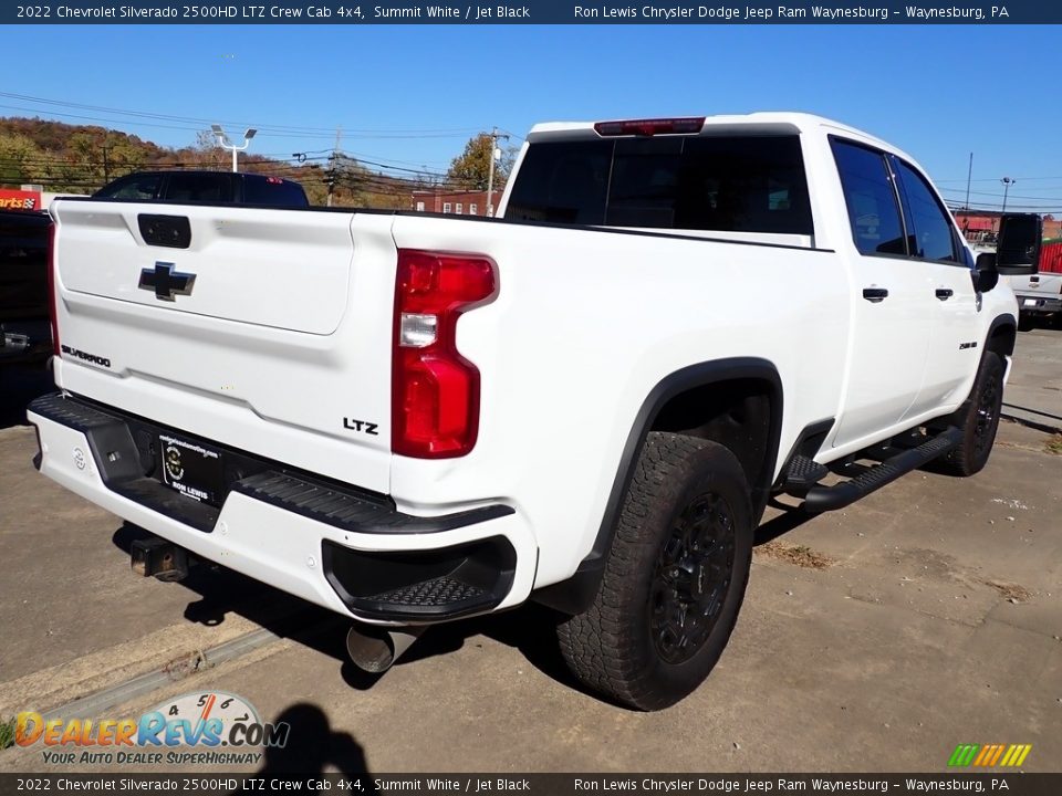 2022 Chevrolet Silverado 2500HD LTZ Crew Cab 4x4 Summit White / Jet Black Photo #3