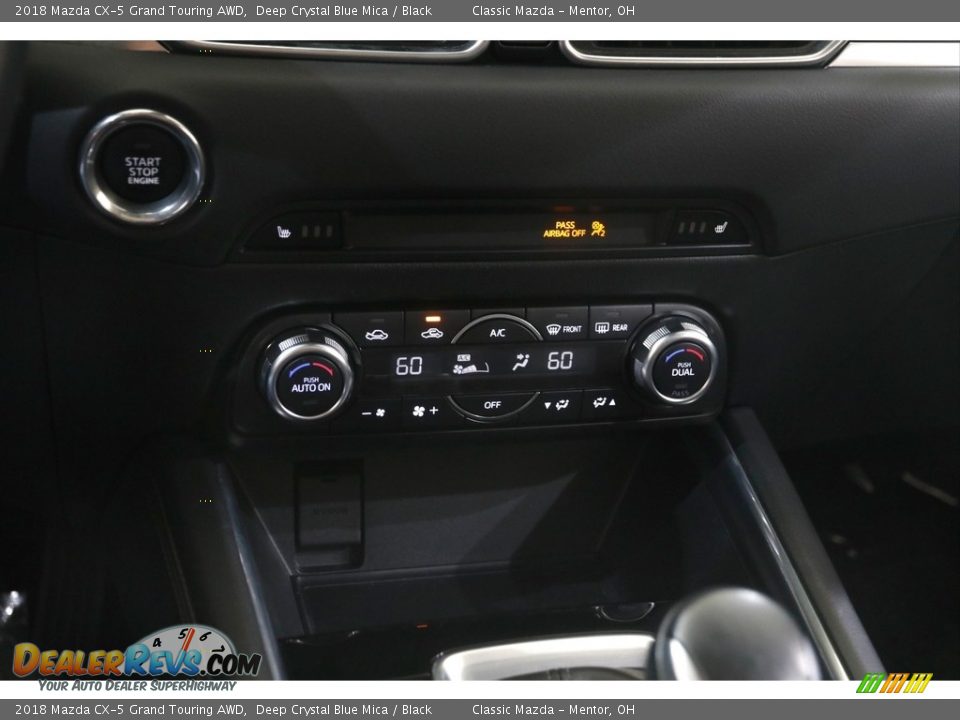2018 Mazda CX-5 Grand Touring AWD Deep Crystal Blue Mica / Black Photo #14