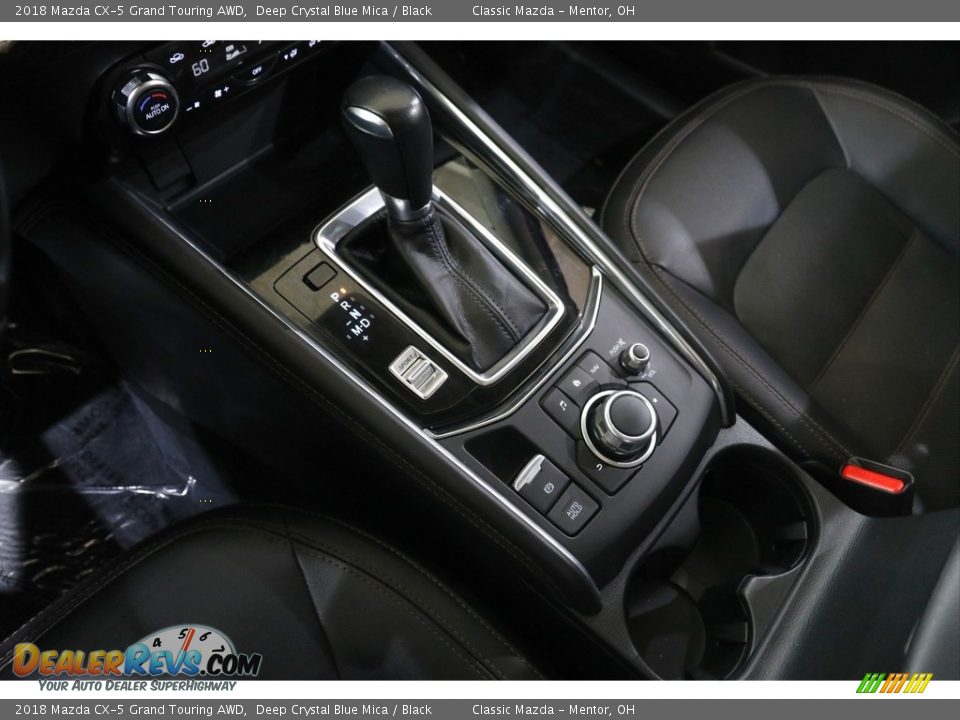 2018 Mazda CX-5 Grand Touring AWD Deep Crystal Blue Mica / Black Photo #15
