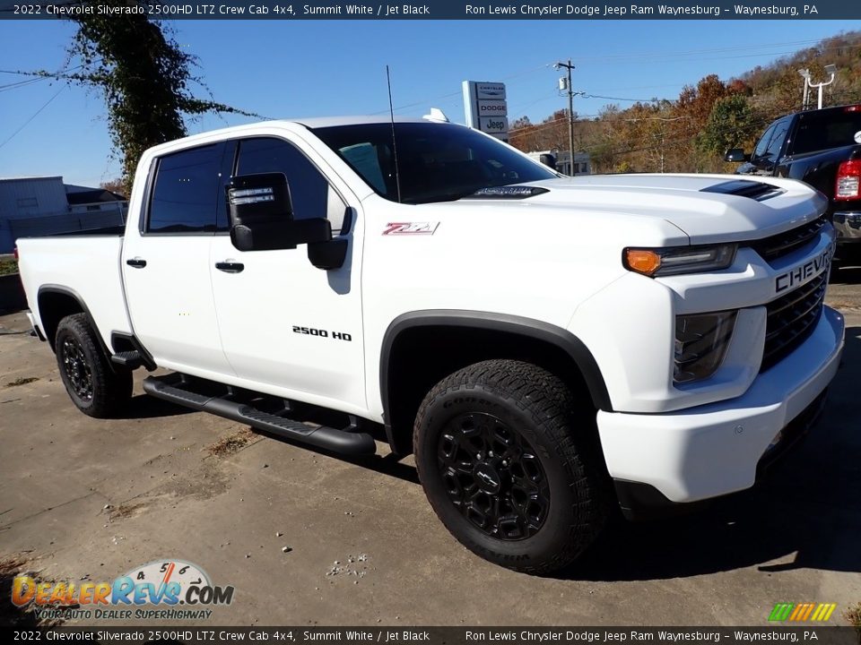 2022 Chevrolet Silverado 2500HD LTZ Crew Cab 4x4 Summit White / Jet Black Photo #4