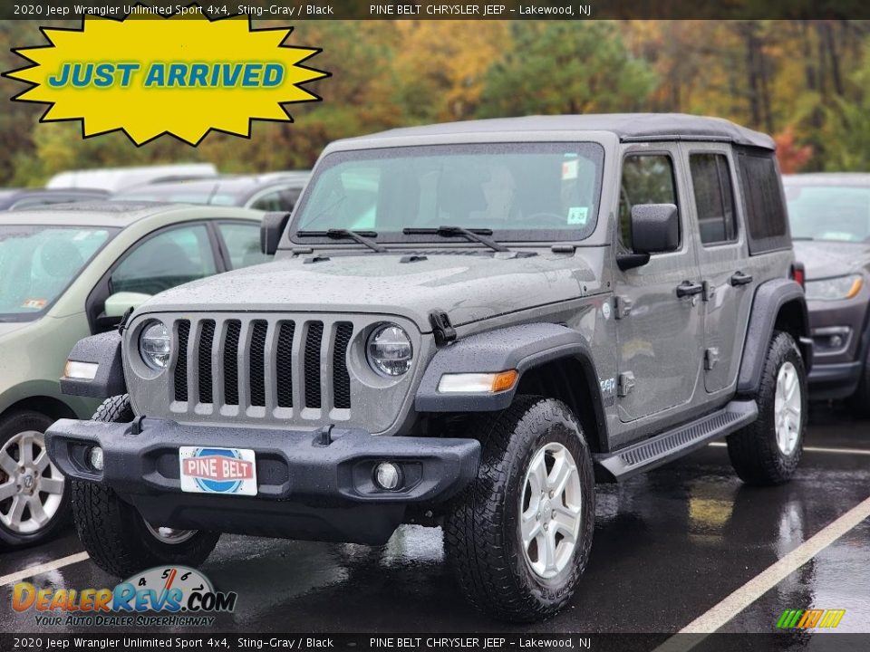 2020 Jeep Wrangler Unlimited Sport 4x4 Sting-Gray / Black Photo #1