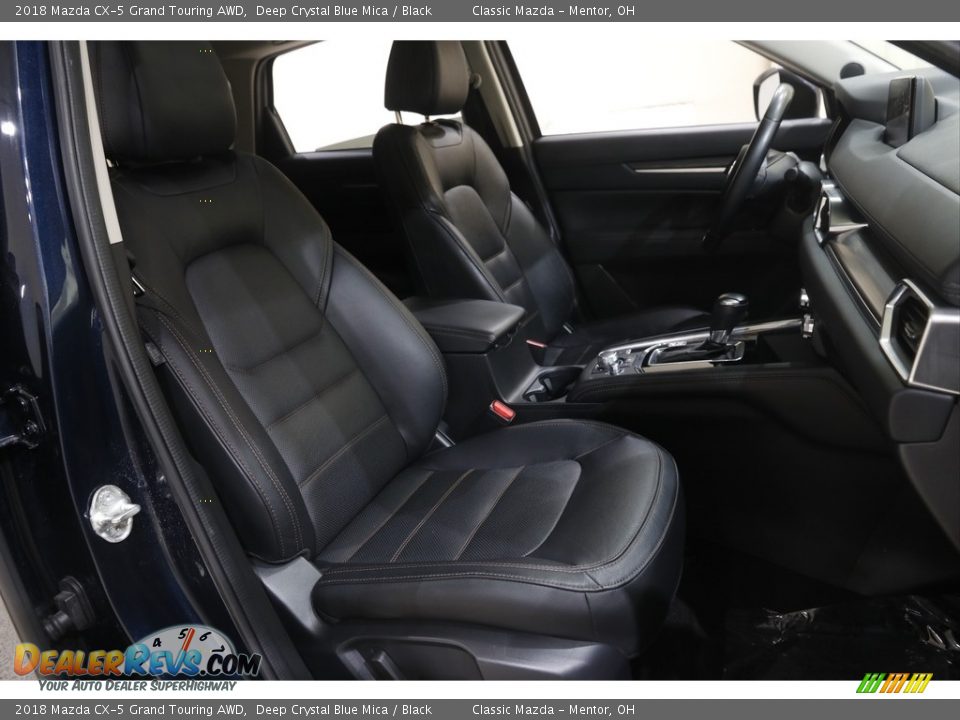 2018 Mazda CX-5 Grand Touring AWD Deep Crystal Blue Mica / Black Photo #16