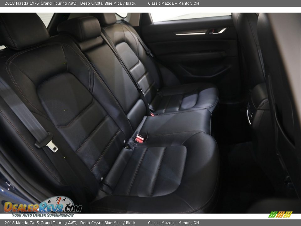 2018 Mazda CX-5 Grand Touring AWD Deep Crystal Blue Mica / Black Photo #17