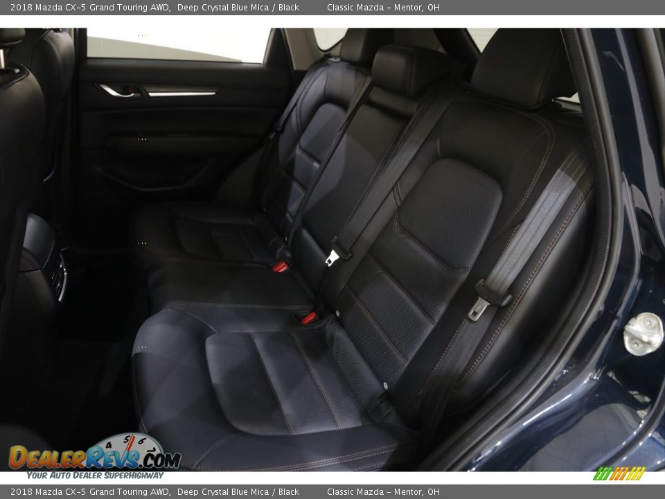 2018 Mazda CX-5 Grand Touring AWD Deep Crystal Blue Mica / Black Photo #18