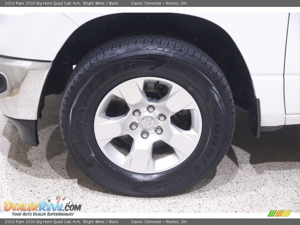2020 Ram 1500 Big Horn Quad Cab 4x4 Bright White / Black Photo #21