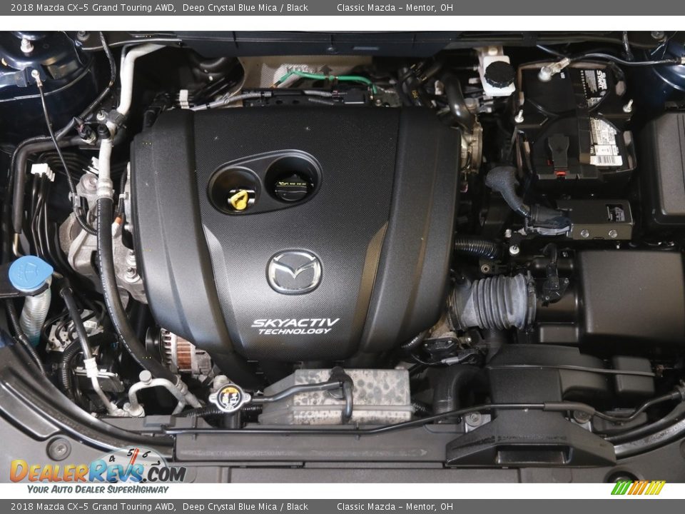 2018 Mazda CX-5 Grand Touring AWD Deep Crystal Blue Mica / Black Photo #20