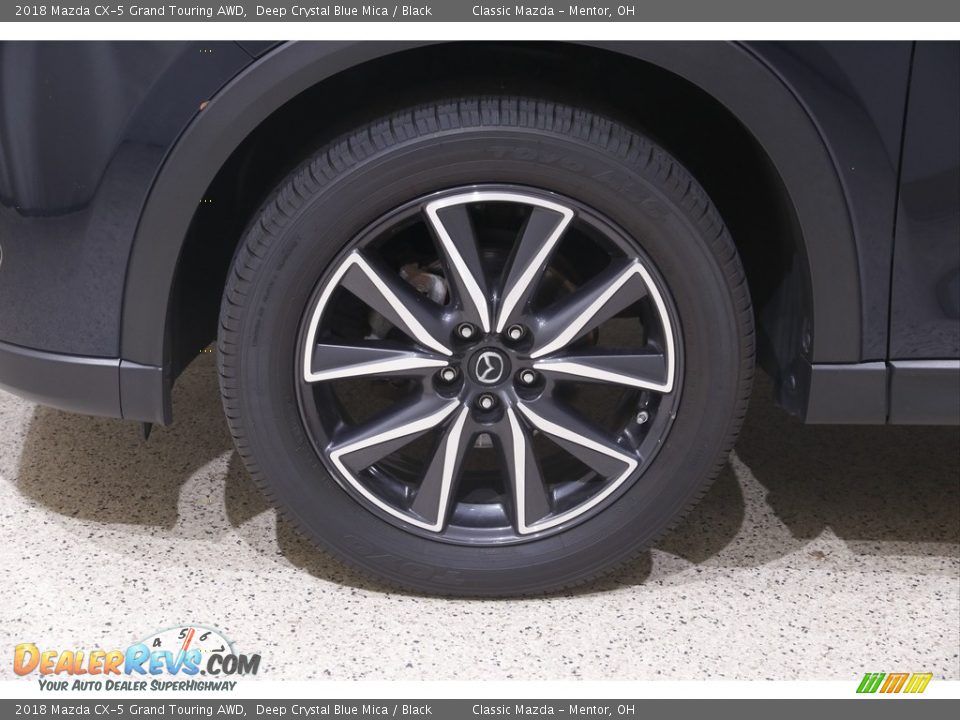2018 Mazda CX-5 Grand Touring AWD Deep Crystal Blue Mica / Black Photo #21