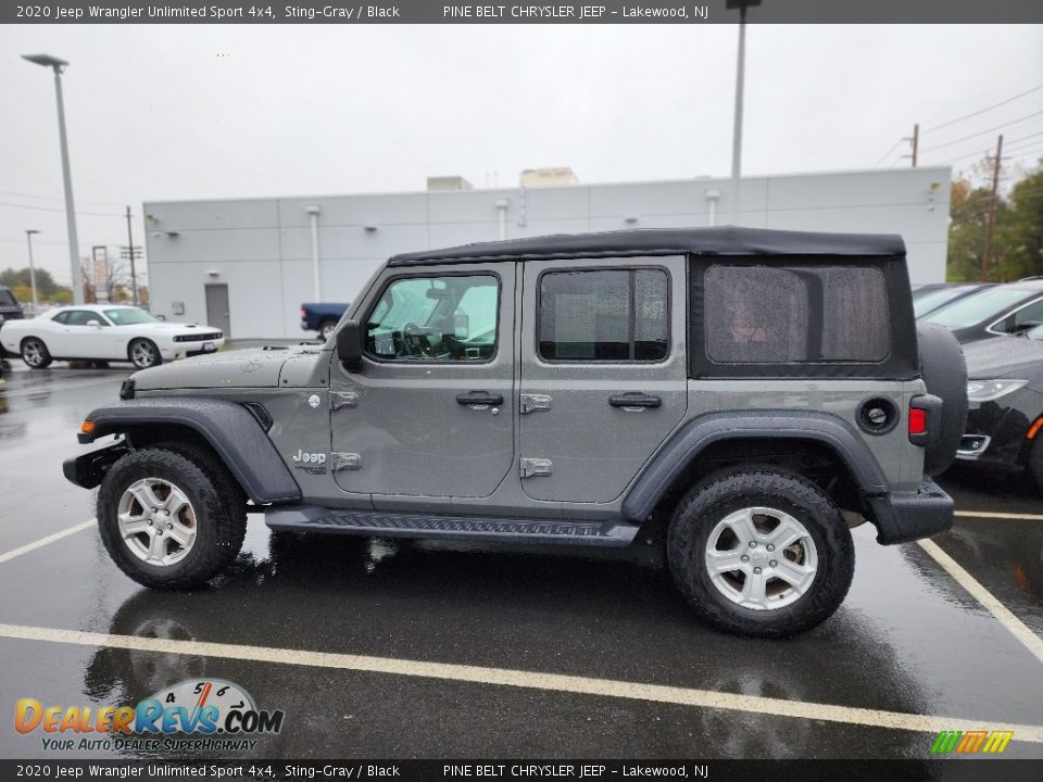 2020 Jeep Wrangler Unlimited Sport 4x4 Sting-Gray / Black Photo #8