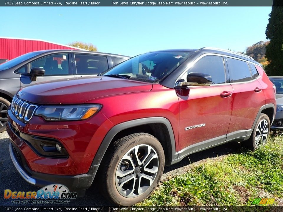 2022 Jeep Compass Limited 4x4 Redline Pearl / Black Photo #1