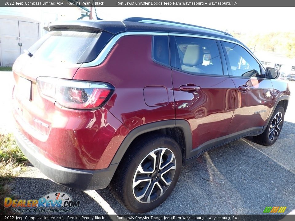 2022 Jeep Compass Limited 4x4 Redline Pearl / Black Photo #3