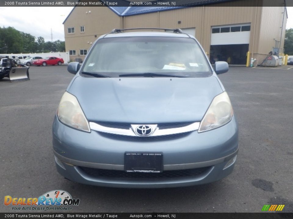 2008 Toyota Sienna Limited AWD Blue Mirage Metallic / Taupe Photo #2