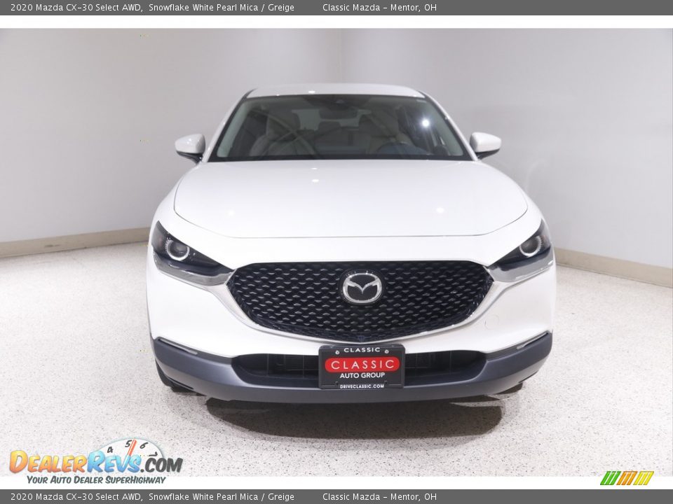 2020 Mazda CX-30 Select AWD Snowflake White Pearl Mica / Greige Photo #2