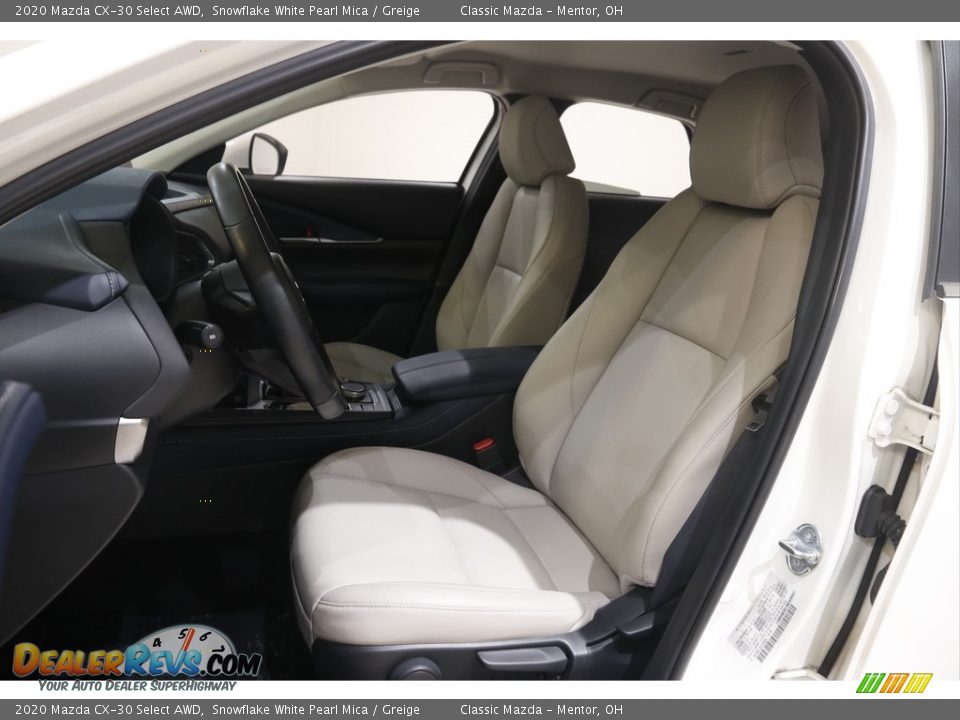 2020 Mazda CX-30 Select AWD Snowflake White Pearl Mica / Greige Photo #5