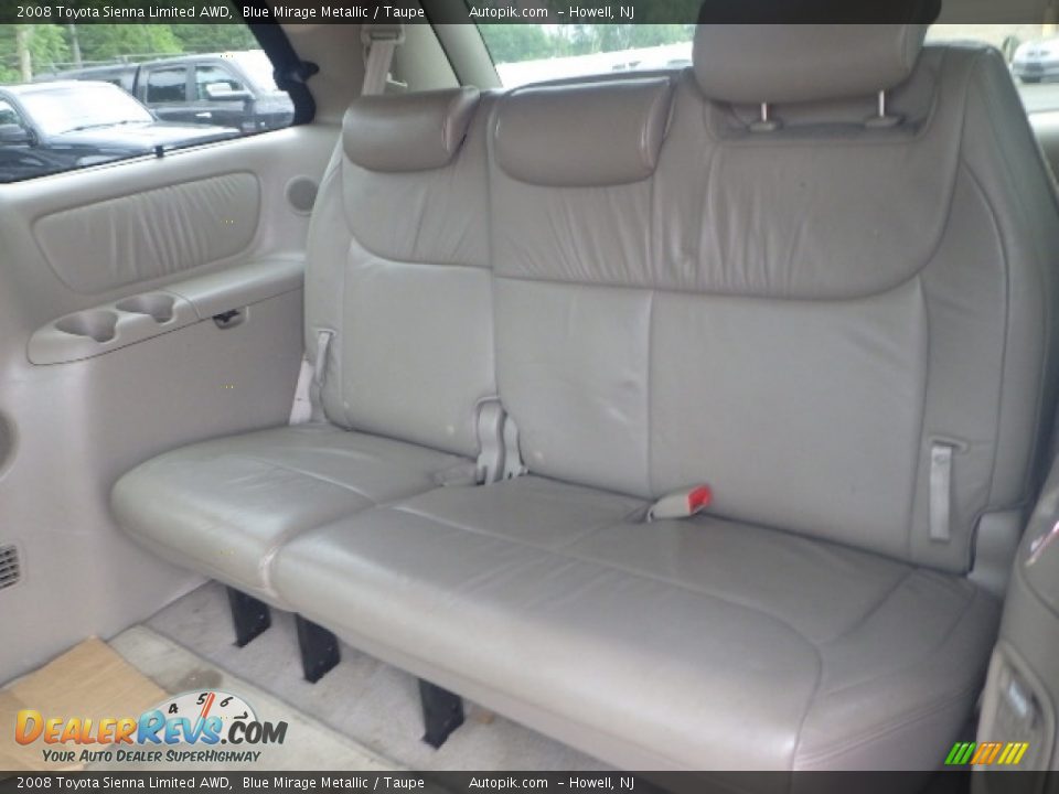 2008 Toyota Sienna Limited AWD Blue Mirage Metallic / Taupe Photo #10