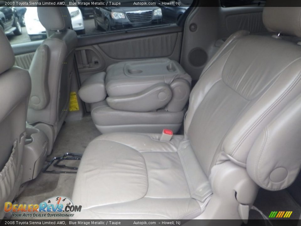 2008 Toyota Sienna Limited AWD Blue Mirage Metallic / Taupe Photo #11