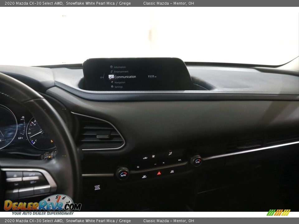 2020 Mazda CX-30 Select AWD Snowflake White Pearl Mica / Greige Photo #9