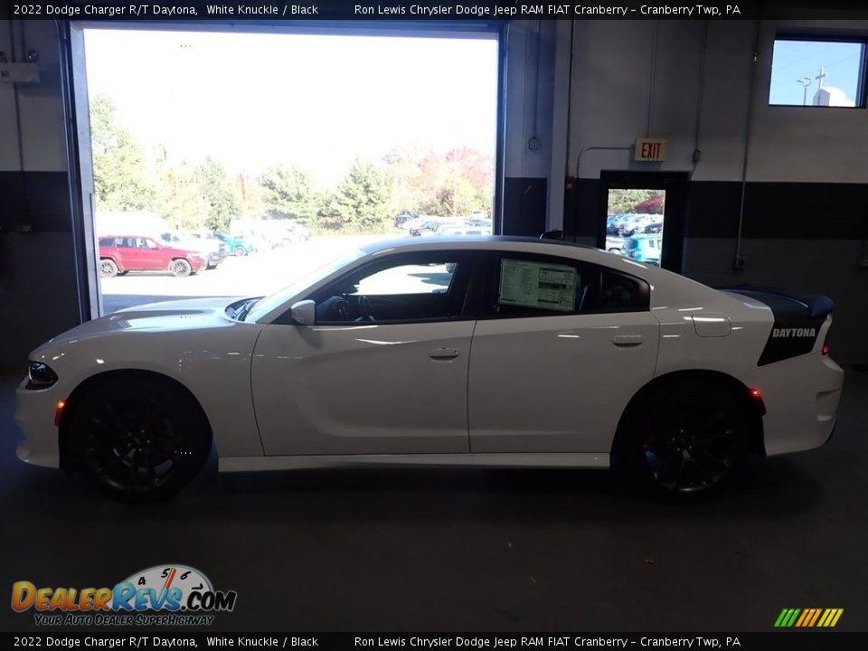 2022 Dodge Charger R/T Daytona White Knuckle / Black Photo #8