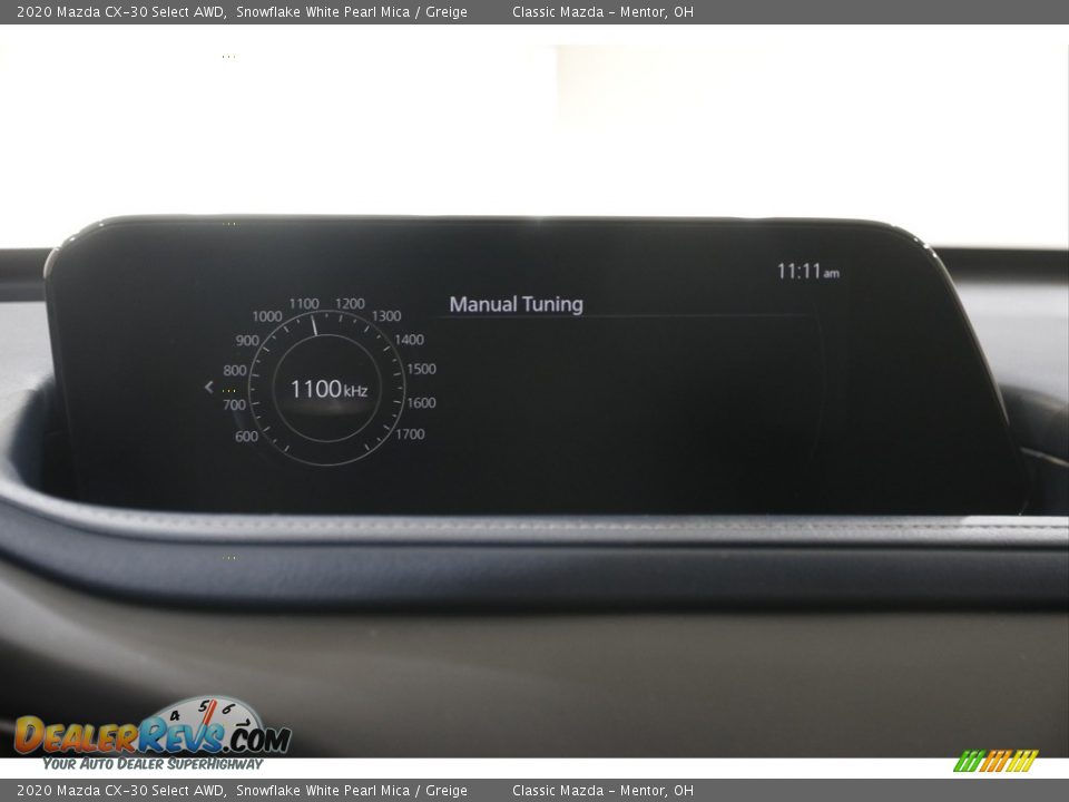 2020 Mazda CX-30 Select AWD Snowflake White Pearl Mica / Greige Photo #12