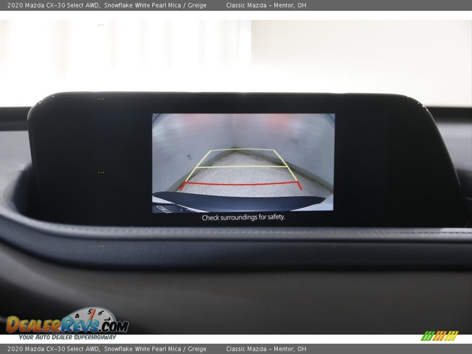 2020 Mazda CX-30 Select AWD Snowflake White Pearl Mica / Greige Photo #13