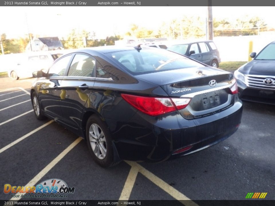 2013 Hyundai Sonata GLS Midnight Black / Gray Photo #4