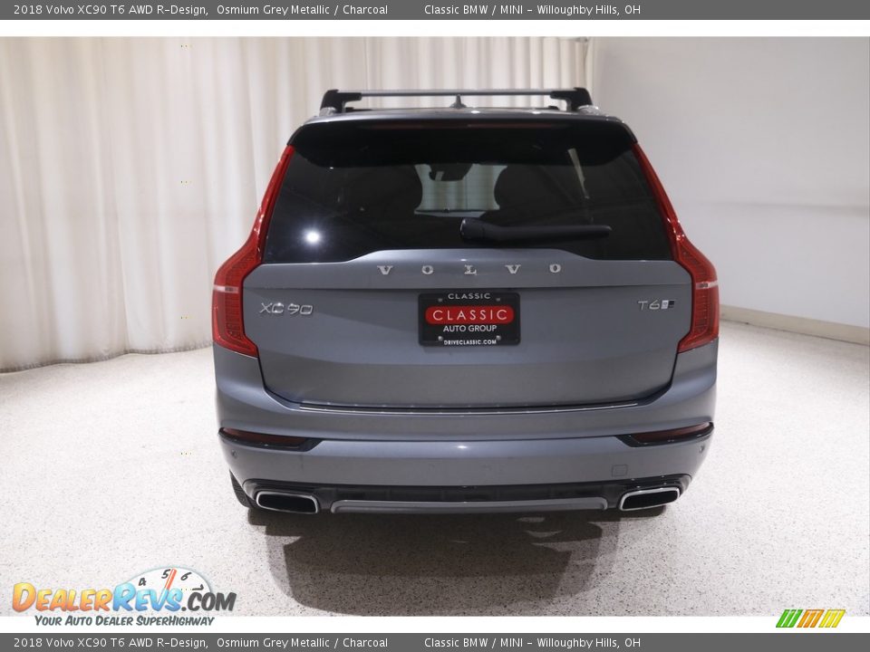 2018 Volvo XC90 T6 AWD R-Design Osmium Grey Metallic / Charcoal Photo #20