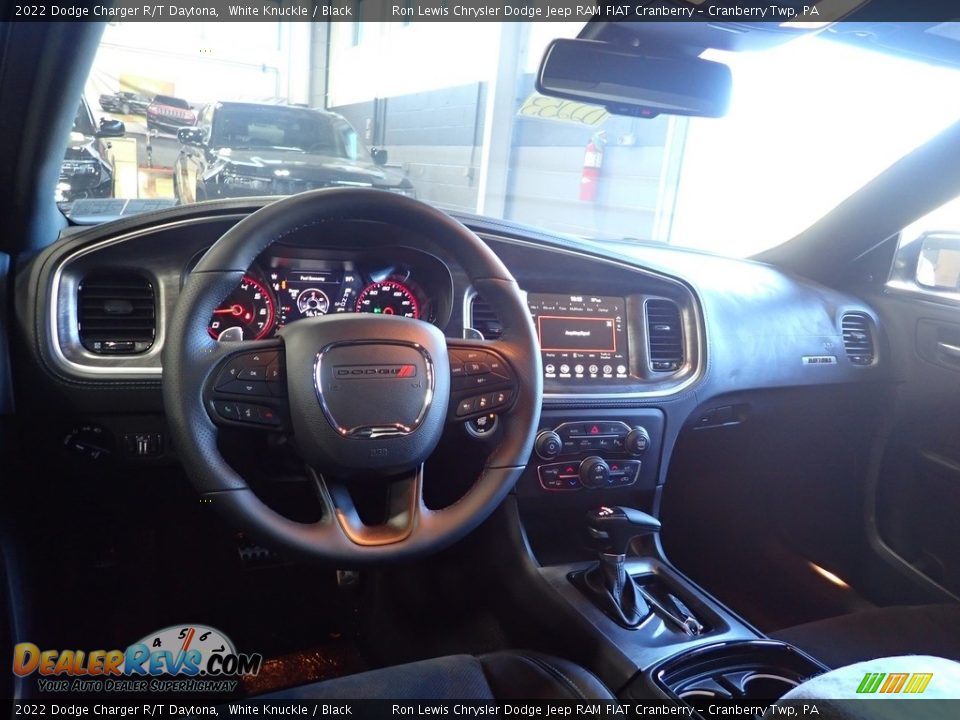 2022 Dodge Charger R/T Daytona White Knuckle / Black Photo #13