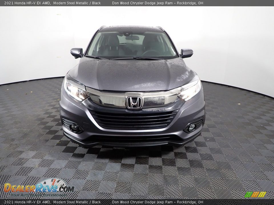 2021 Honda HR-V EX AWD Modern Steel Metallic / Black Photo #6