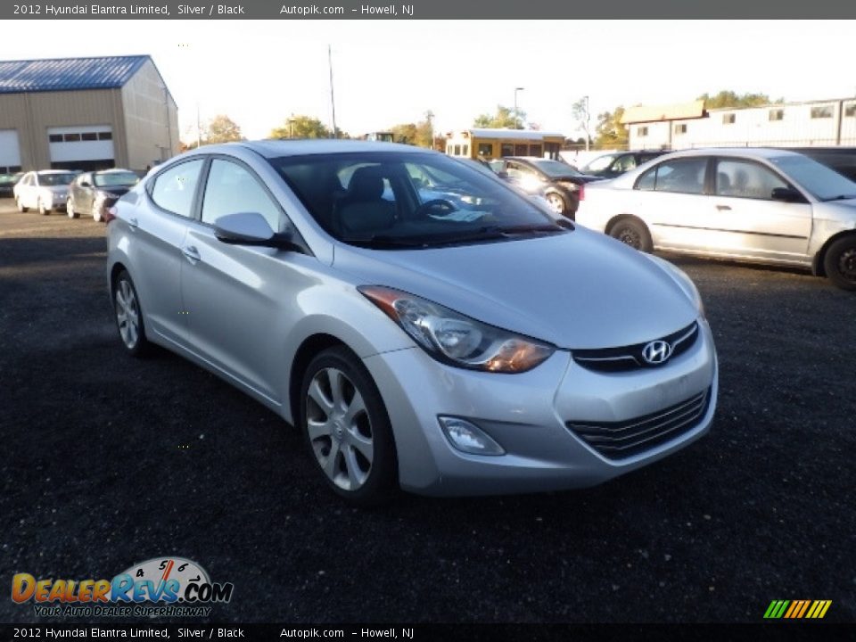 2012 Hyundai Elantra Limited Silver / Black Photo #3