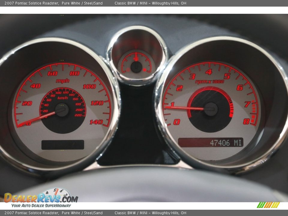 2007 Pontiac Solstice Roadster Gauges Photo #9