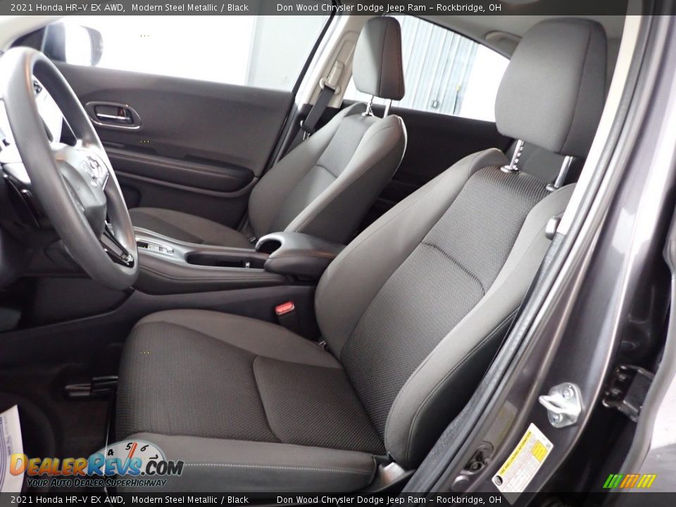 2021 Honda HR-V EX AWD Modern Steel Metallic / Black Photo #16