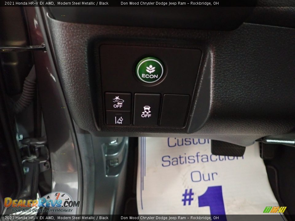 2021 Honda HR-V EX AWD Modern Steel Metallic / Black Photo #17