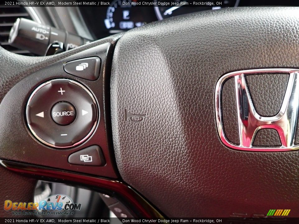 2021 Honda HR-V EX AWD Modern Steel Metallic / Black Photo #18