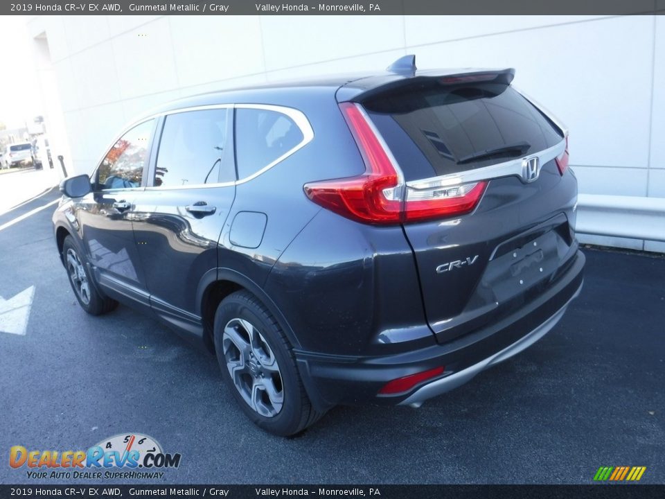 2019 Honda CR-V EX AWD Gunmetal Metallic / Gray Photo #9