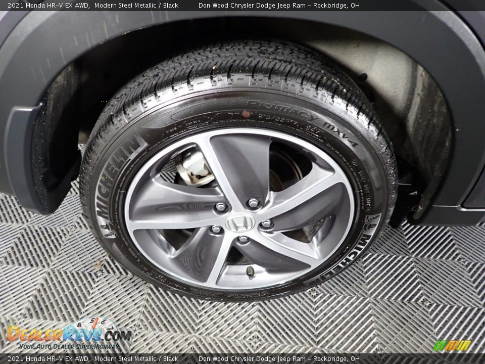 2021 Honda HR-V EX AWD Modern Steel Metallic / Black Photo #31