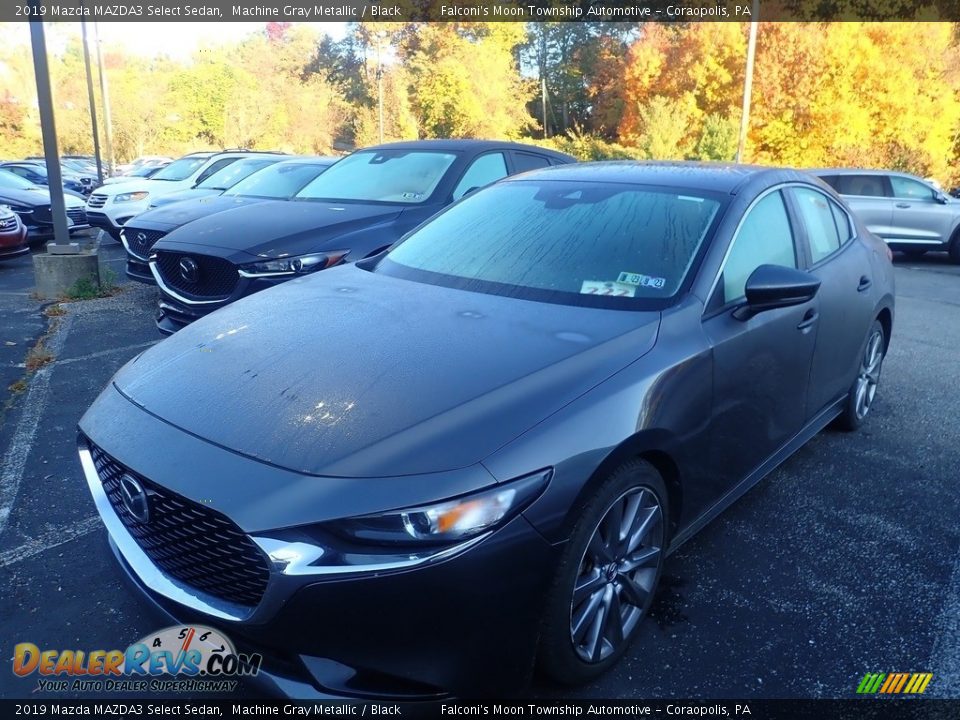 2019 Mazda MAZDA3 Select Sedan Machine Gray Metallic / Black Photo #1