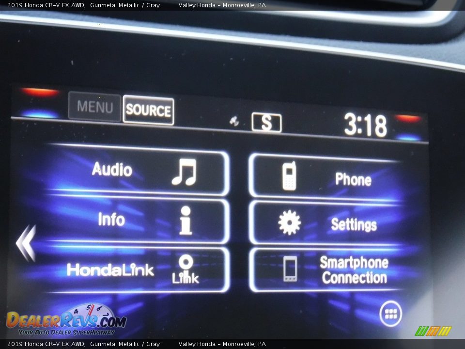 2019 Honda CR-V EX AWD Gunmetal Metallic / Gray Photo #19