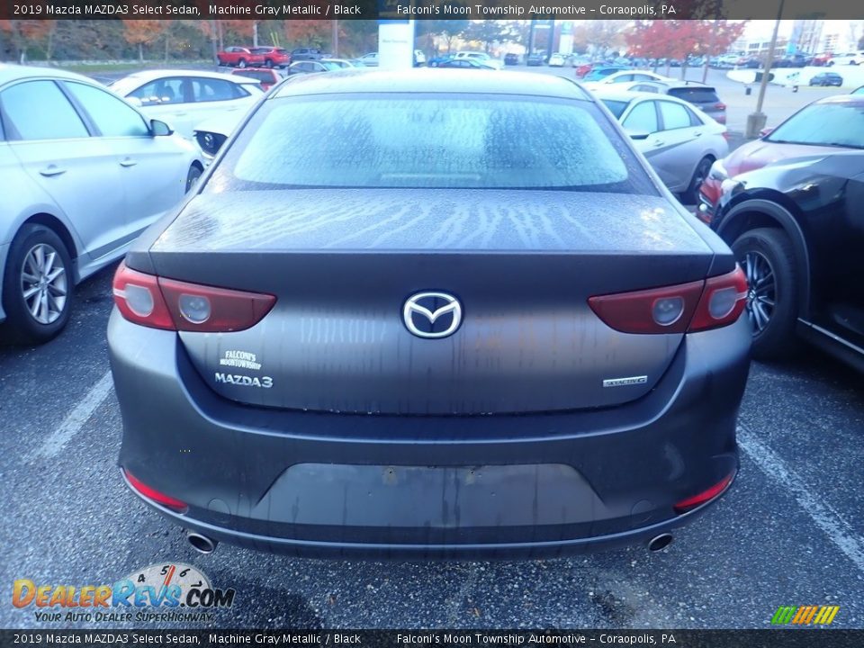 2019 Mazda MAZDA3 Select Sedan Machine Gray Metallic / Black Photo #3