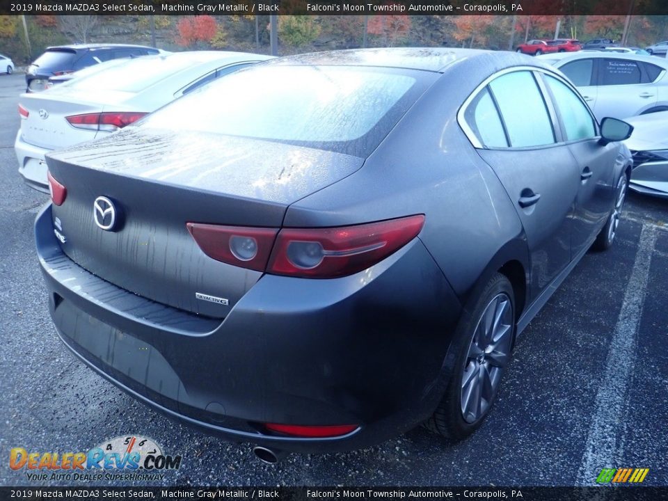 2019 Mazda MAZDA3 Select Sedan Machine Gray Metallic / Black Photo #4