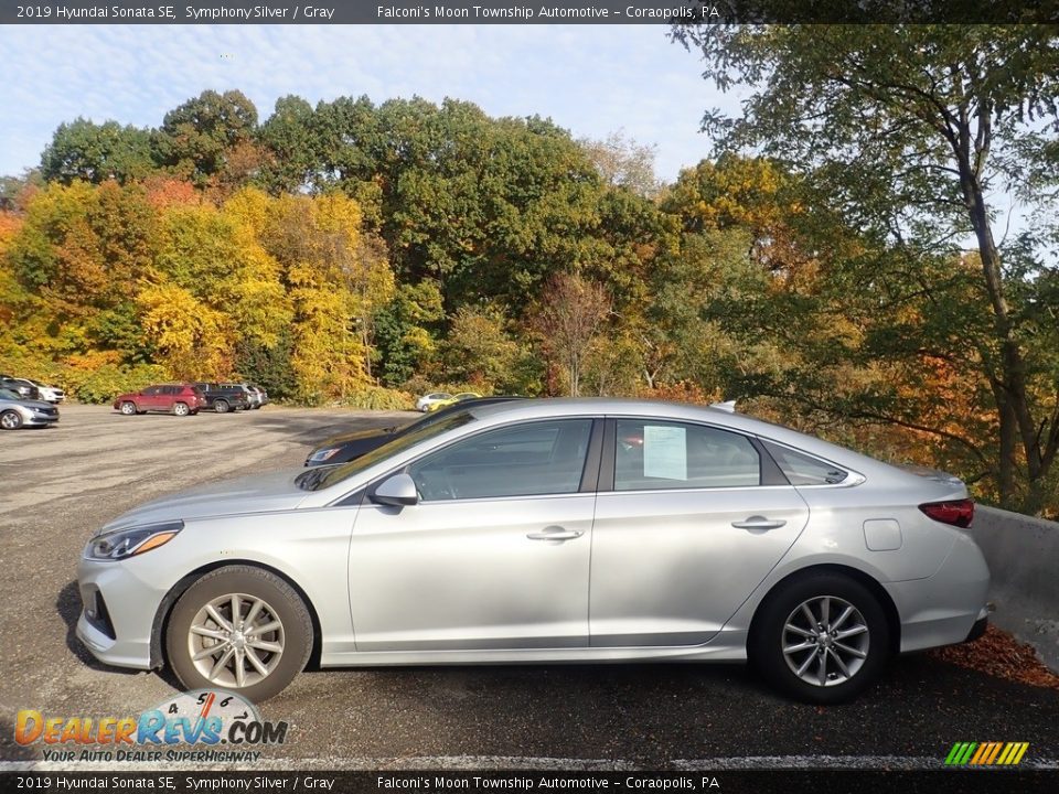 2019 Hyundai Sonata SE Symphony Silver / Gray Photo #2