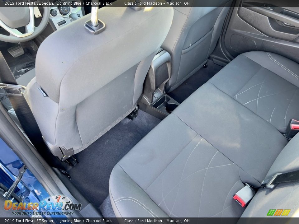 2019 Ford Fiesta SE Sedan Lightning Blue / Charcoal Black Photo #10