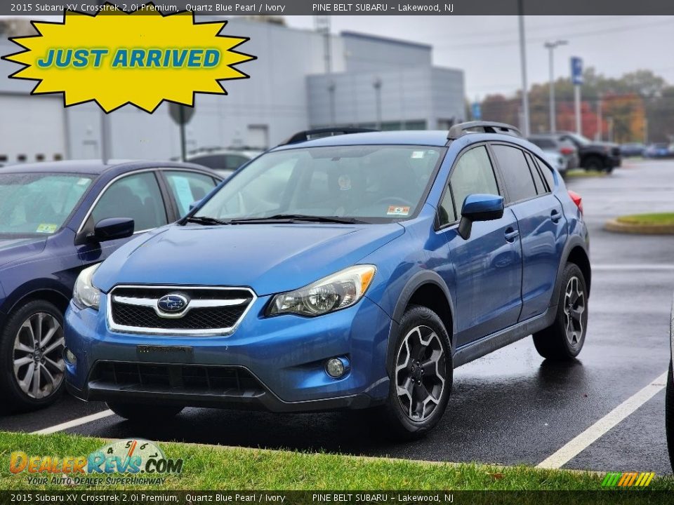 2015 Subaru XV Crosstrek 2.0i Premium Quartz Blue Pearl / Ivory Photo #1