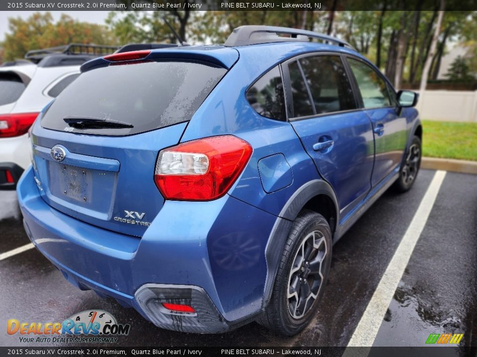 2015 Subaru XV Crosstrek 2.0i Premium Quartz Blue Pearl / Ivory Photo #6