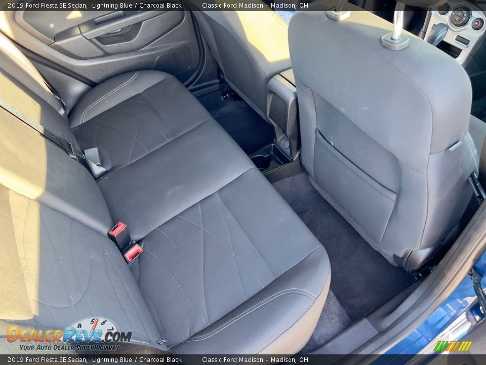 2019 Ford Fiesta SE Sedan Lightning Blue / Charcoal Black Photo #15
