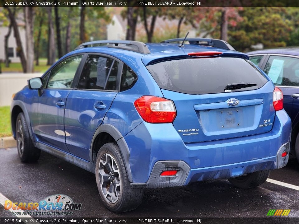 2015 Subaru XV Crosstrek 2.0i Premium Quartz Blue Pearl / Ivory Photo #8