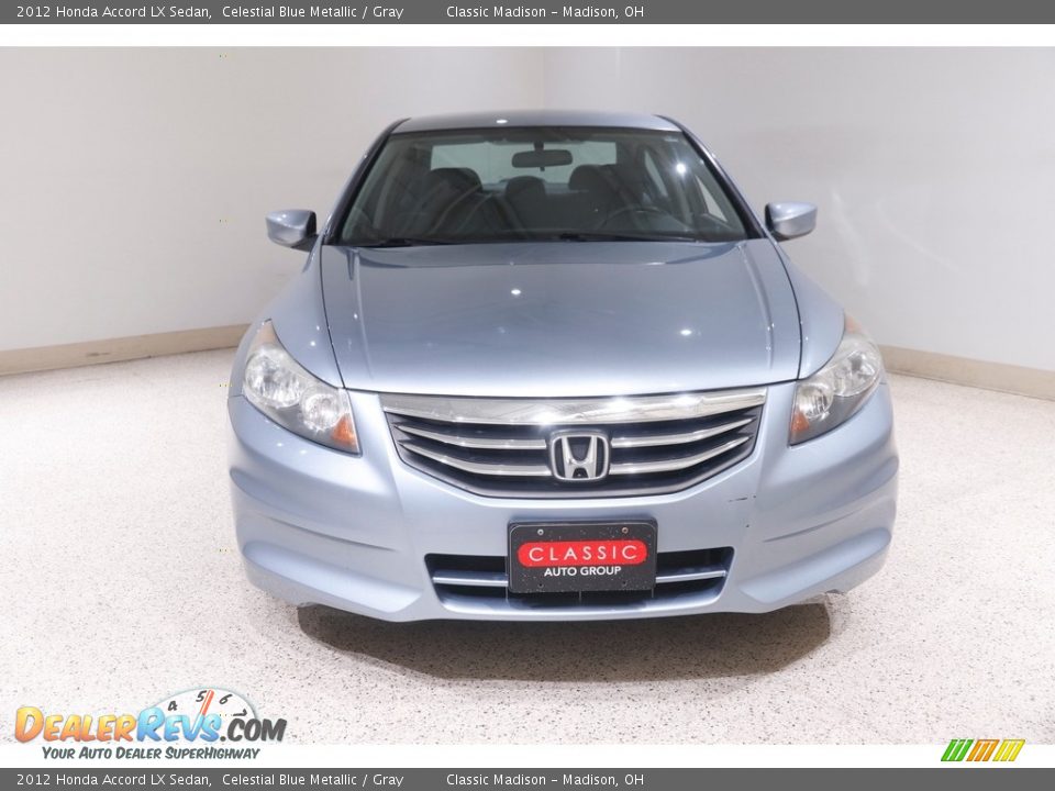 2012 Honda Accord LX Sedan Celestial Blue Metallic / Gray Photo #2