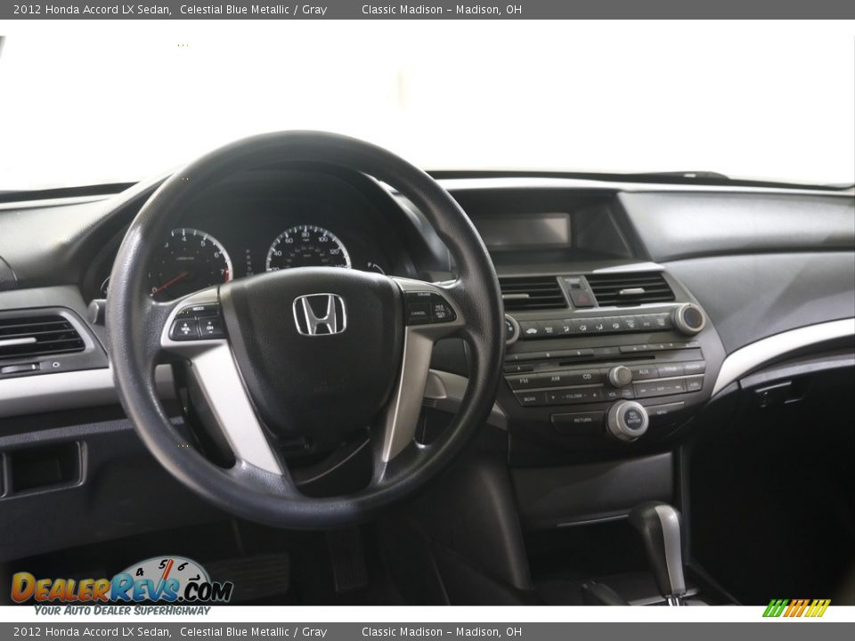 2012 Honda Accord LX Sedan Celestial Blue Metallic / Gray Photo #6