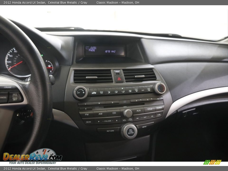 2012 Honda Accord LX Sedan Celestial Blue Metallic / Gray Photo #9