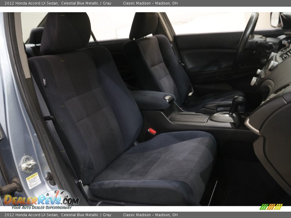 2012 Honda Accord LX Sedan Celestial Blue Metallic / Gray Photo #13