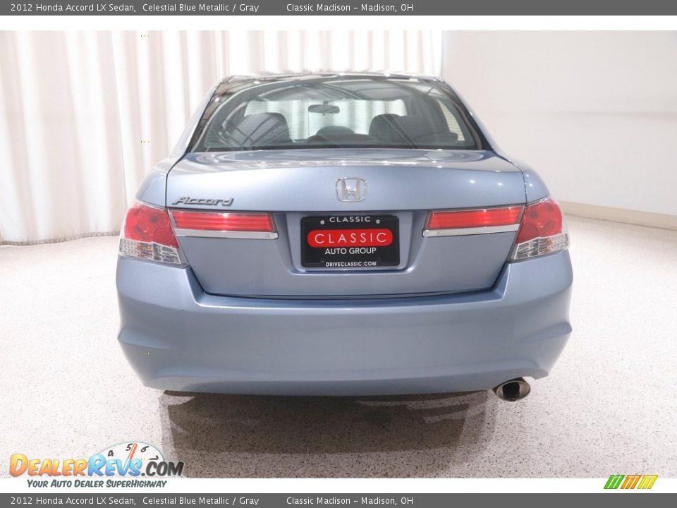 2012 Honda Accord LX Sedan Celestial Blue Metallic / Gray Photo #16